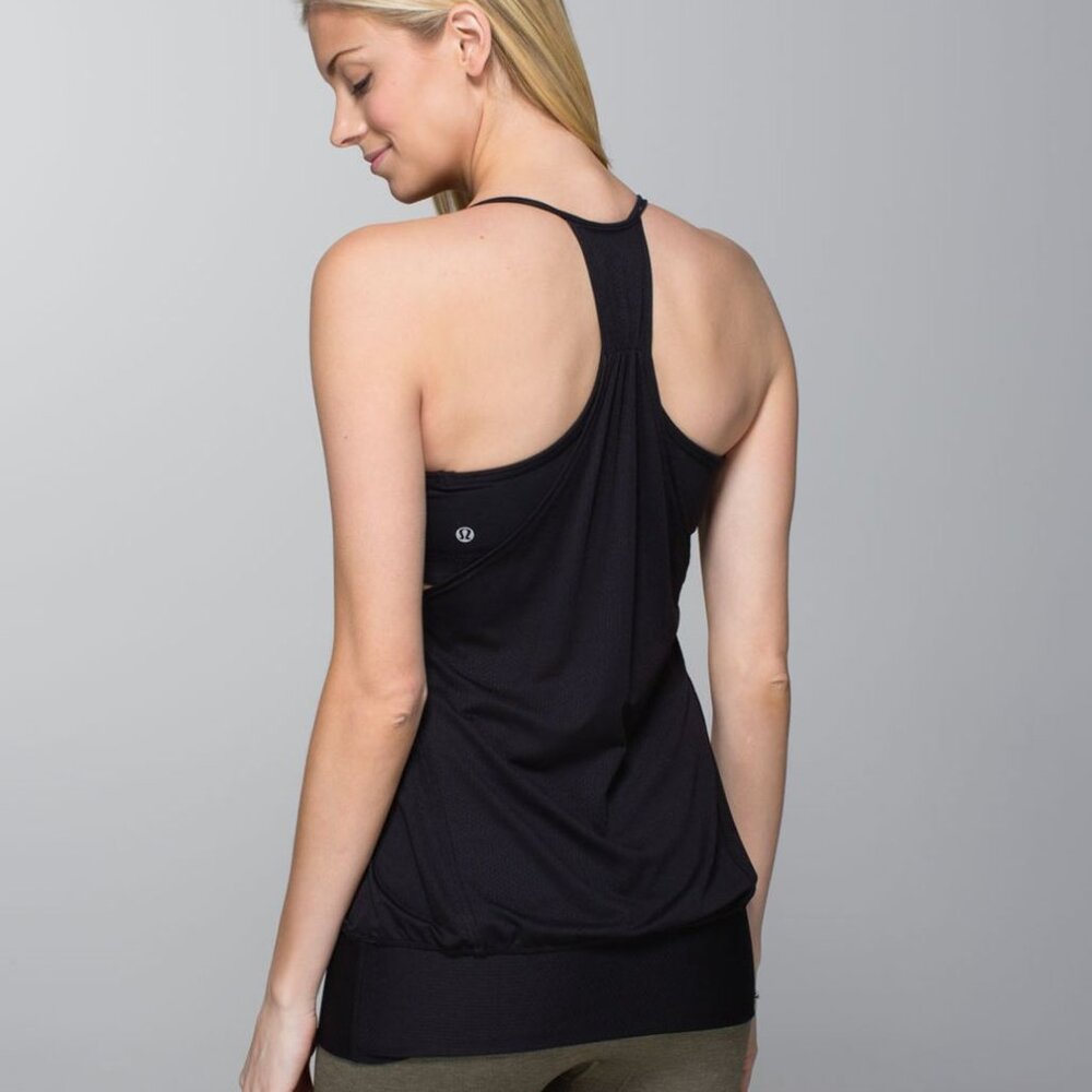 Lululemon No Limits Tank Black Size 4 Style Number: W1575S